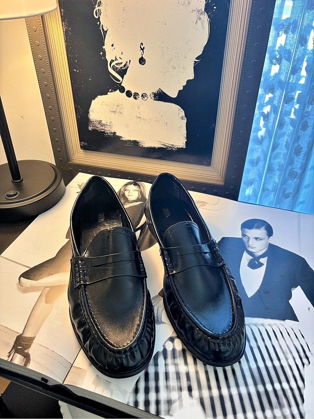 Zara Black Women’s Loafers Like New